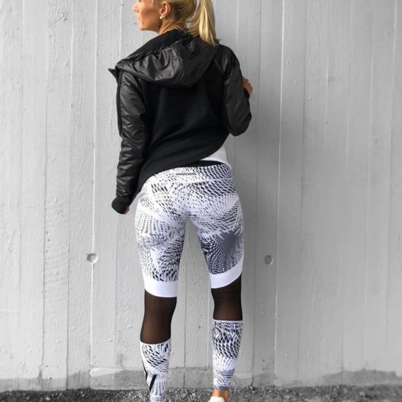 Workout Empire Pants - Workout Empire Low Waist Performance Tights Snow TOP Fitness Yoga Leggings S